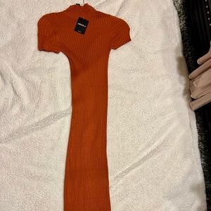 Short sleeve Bodycon midi dress